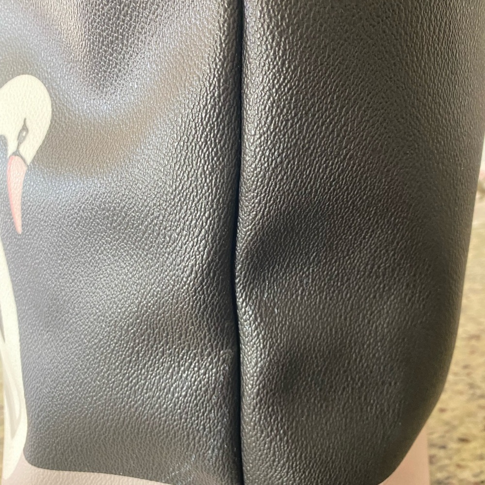 Kate Spade Black and Pink Swan Tote Bag - Picture 14 of 15